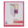 Staples Poly 2-Pocket View Folder, Assorted Colors (23868)