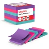 Staples® Pop-up Notes, 3" x 3", Berry Blast Collection, 100 Sheet/Pad, 6 Pads/Pack (S33BOP6/52558)