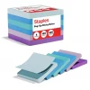 Staples Pop-up Notes, 3" x 3", Marina Collection, 100 Sheet/Pad, 6 Pads/Pack (S-33WCP6)