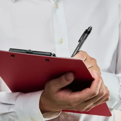 Staples Postscript Retractable Ballpoint Pens, Fine Point, Black Ink, Dozen (18264)