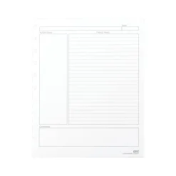 Staples Premium Arc Notebook System Refill Paper, 8.5" x 11", 50 Sheets, College Ruled, White (20021)