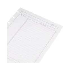 Staples Premium Arc Notebook System Refill Paper, 5.5