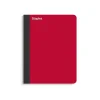 Staples® Premium Composition Notebooks, 7.5" x 9.75", College Ruled, 100 Sheets, Red (TR58344M CC)