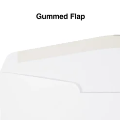 Staples Premium Gummed #10 Business Envelopes, 4 1/8" x 9 1/2", White, 500/Box (19264VP)
