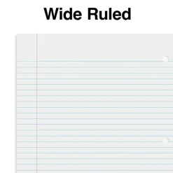 Staples Premium Poly 1-Subject Notebook, 8" x 10.5", Wide Ruled, 100 Sheets, Purple (TR20960)