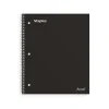 Staples Premium 1-Subject Notebook, 8" x 10.5", Wide Ruled, 100 Sheets, Black, 12 Notebooks/Carton (TR20956CT)