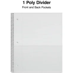 Staples Premium 1-Subject Notebook, 8.5