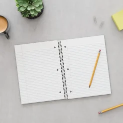 Staples Premium 2-Subject Notebook, 8.5