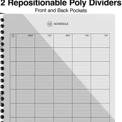 Staples Premium 2-Subject Notebook, 6