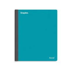 Staples Premium 3-Subject Notebook, 8.5" x 11", College Ruled, 150 Sheets, Blue (ST58333C)