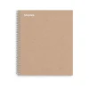 Staples Premium 1-Subject Notebook, 8.5" x 11", College Ruled, 100 Sheets, Brown (TR52121)