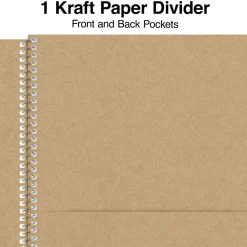 Staples Premium 1-Subject Notebook, 8.5