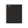 Staples® Premium 3-Subject Subject Notebooks, 8.5" x 11", College Ruled, 150 Sheets, Black (TR58359M-CC)