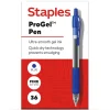 Staples ProGel™ Retractable Gel Pen, Fine Point, 0.7mm, Blue Ink, 36/Pack (ST62108)