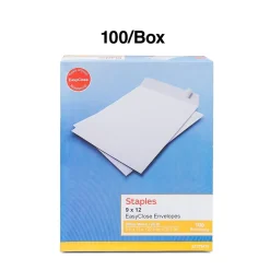 Staples QuickStrip EasyClose Self Seal Catalog Envelopes, 9