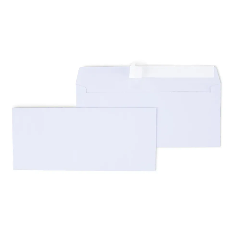 Staples QuickStrip EasyClose Self Seal #10 Business Envelopes, 4 1/8" x 9 1/2", White, 100/Box (ST50307-CC)