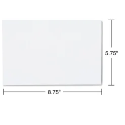 Staples QuickStrip EasyClose Self Seal Invitation Envelopes, White Wove, 100/Box (ST394063/394063)