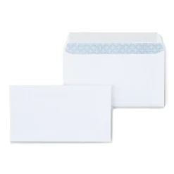 Staples QuickStrip EasyClose Self Seal Security Tinted #6 3/4 Business Envelopes, 3 5/8" x 6 1/2", White, 50/Box (ST862999-CC)
