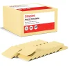 Staples Recycled Pop-up Notes, 3" x 3", Sunshine Collection, 100 Sheet/Pad, 36 Pads/Pack (S-33YRP36)