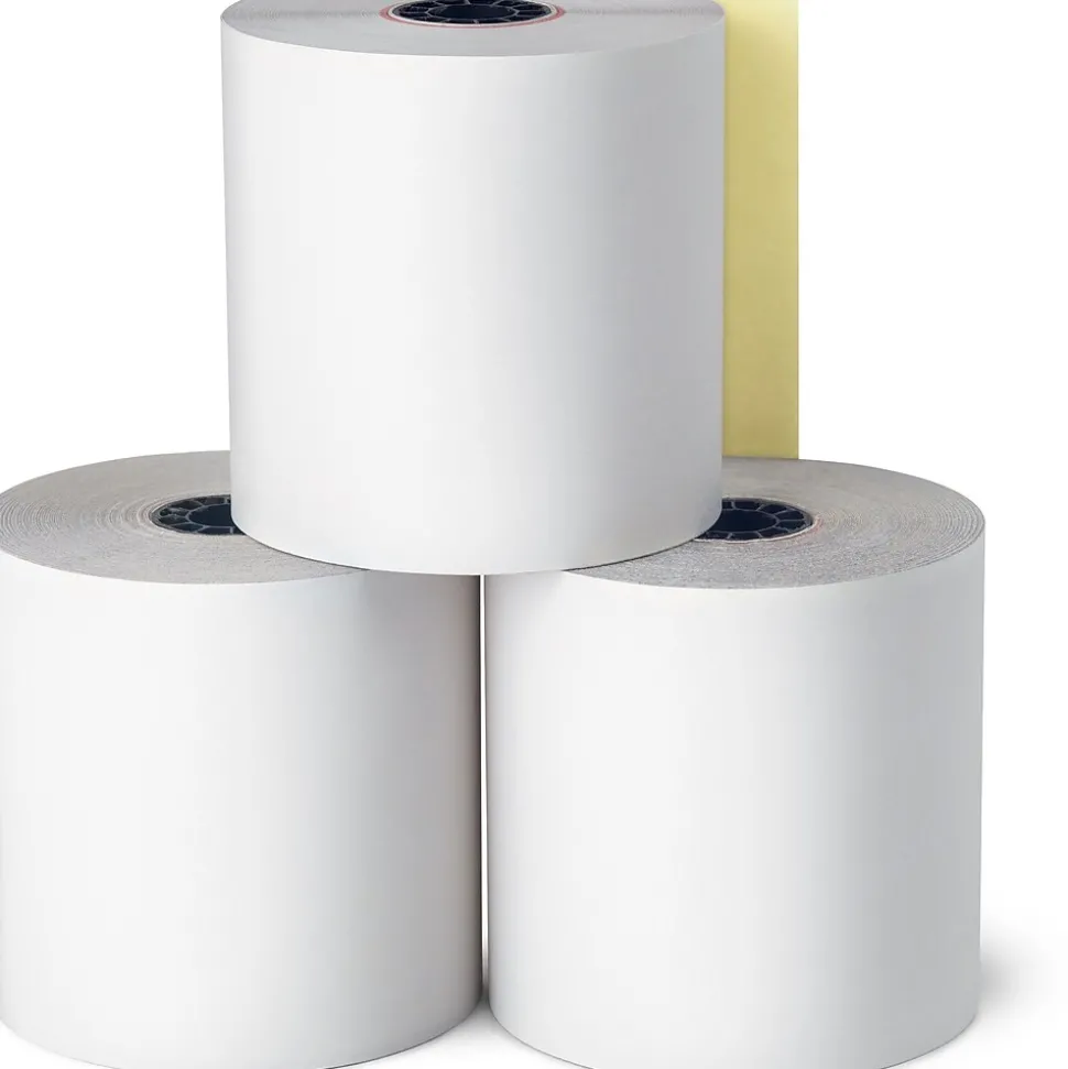Staples® Register Paper Rolls, 2-Ply, 3" x 85', 20 Rolls/Pack (18228)