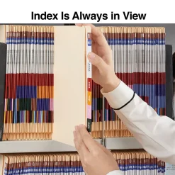 Staples Reinforced End-Tab File Folders, Letter Size, Manila, 250/Box (ST56685-CC)