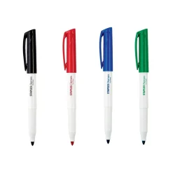 Staples Remarx Dry Erase Markers, Fine Point, Assorted, 4/Pack (29207)