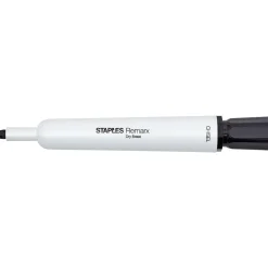 Staples Remarx Dry Erase Markers, Chisel Point, Black, 4/Pack (29210)