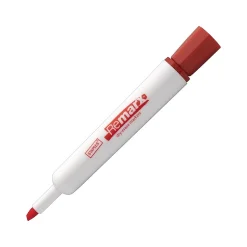 Staples Remarx Dry Erase Markers, Broad Point, Red, 12/Pack (18887)