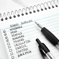 Staples® Retractable Ballpoint Pens, Medium Point, 1.0mm, Black Ink, Dozen (50793-CC)