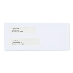 Staples Reveal N Seal Self Seal Security Tinted #8 Business Envelope, 3 5/8