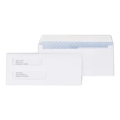 Staples Security Tinted #8 Business Envelopes, 3 5/8" x 8 5/8", White, 500/Box (438614-CC)