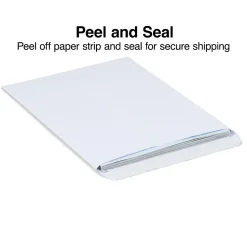 Staples Self Seal Catalog Envelopes, 10"L x 13"H, White, 100/Box (21571)