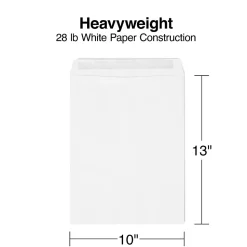 Staples Self Seal Catalog Envelopes, 10