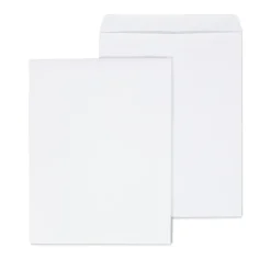 Staples Self Seal Catalog Envelopes, 12" x 15.5", White, 100/Box (609123/73142)