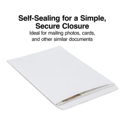 Staples Self Seal Catalog Envelopes, 12" x 15.5", White, 100/Box (609123/73142)