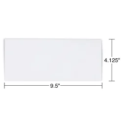 Staples Self Seal Self Seal Security Tinted #10 Business Envelopes, 4 1/8