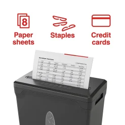 Staples 8-Sheet Cross-Cut Personal Shredder (SPL-OXC8A)