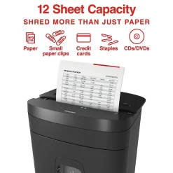 Staples 12-Sheet Micro-Cut Multi-Media Shredder (ST62153)