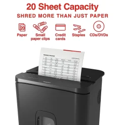 Staples 20-Sheet Micro-Cut Multi-Media Shredder (ST62155)