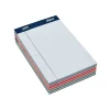 Staples Signa Notepads, 5" x 8", Narrow, Assorted Pastel, 50 Sheets/Pad, 6 Pads/Pack (18139/18139STP)