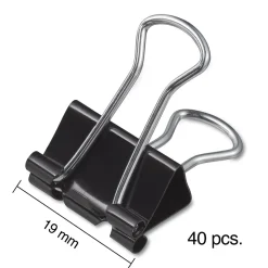 Staples Small Binder Clips, 0.38