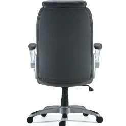 Staples Sorina Ergonomic Bonded Leather Swivel Executive Chair, Grey (53253)