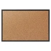 Staples Standard Durable Cork Bulletin Board, Black Frame, 2'W x 1.5'H (28673-CC)