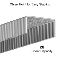 Staples Standard Staples, 1/4