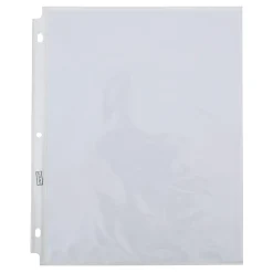 Staples Standard Weight Sheet Protectors, Clear, 25/Box (10523-US)
