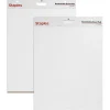Staples Stickies Easel Pad, 25" x 30", 30 Sheets/Pad, 2 Pads/Pack (23447)
