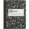Staples 1-Subject Composition Notebook, 7.5" x 9.75", College Ruled, 100 Sheets, Black (ST55064C)