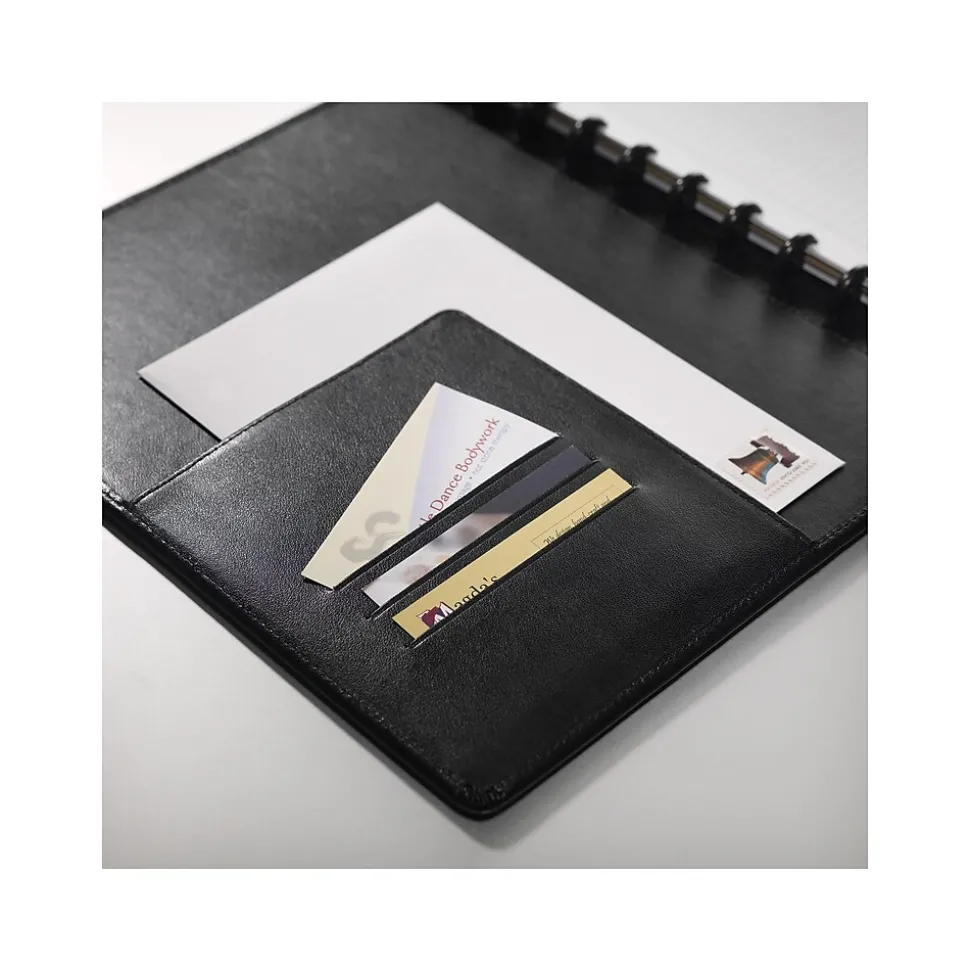 Staples 1-Subject Customizable Notebook, 8.5" x 11", Narrow Ruled, 60 Sheets, Black (19998)