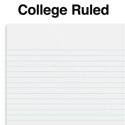 Staples® 3-Subject Subject Notebooks, College Ruled, 150 Sheets, Assorted (83360)