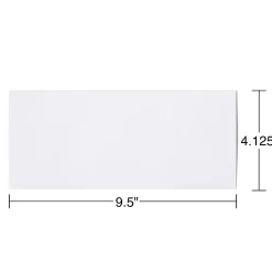 Staples Tear-Resistant EasyClose Security Tinted #10 Business Envelopes, 4 1/8